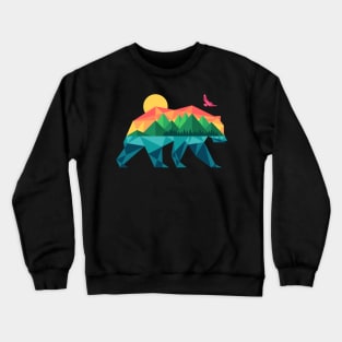 Mountain Bear Crewneck Sweatshirt